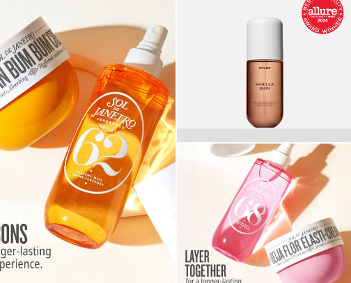 (ACTUALLY) Long-lasting body mists🔥🔥🔥 cover photo collage