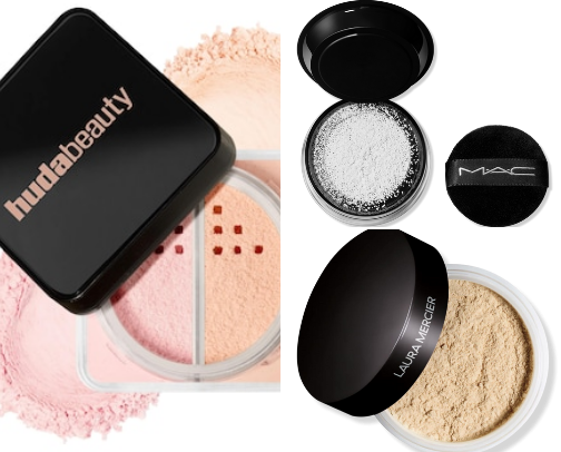 face powders 🖤 cover photo collage