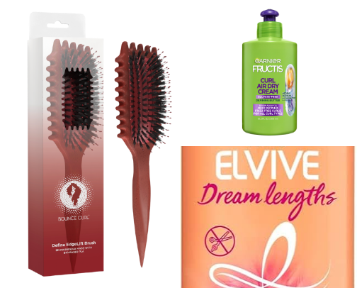 Curly hair must haves cover photo collage