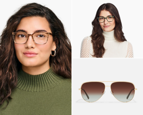 Glasses & Sunglasses cover photo collage