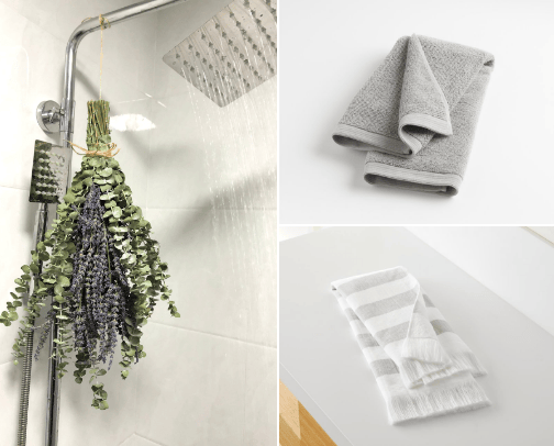 Bathing essentials cover photo collage