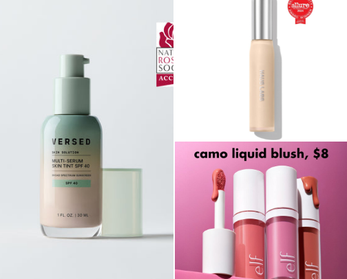 My favorite beauty recs cover photo collage
