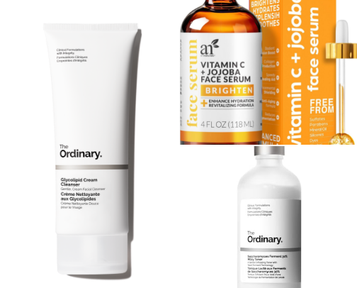 Sensitive Skin Care Routine cover photo collage