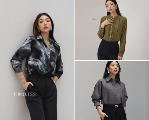 ELEGANT OUTFIT FOR WORKING IN THE OFFICE cover photo collage