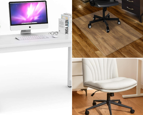 At Home Office cover photo collage