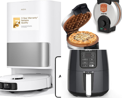 Cooking & cleaning gadgets cover photo collage