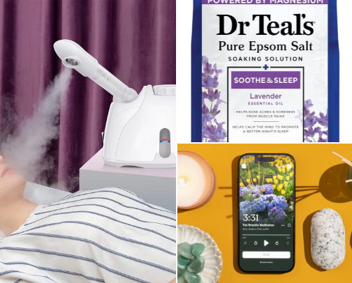 SELF CARE SPA DAY cover photo collage