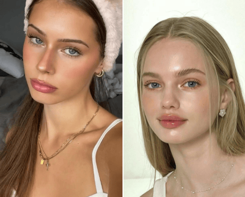 SEPHORA CLEAN GIRL aesthetic makeup routine 🥥⭐ cover photo collage