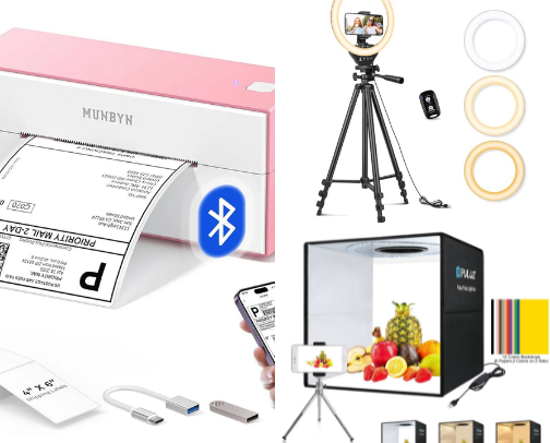 What we use for our Ebay store cover photo collage