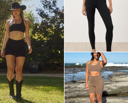 NON TOXIC ACTIVEWEAR / NATURAL FIBRES ONLY 🍃 cover photo collage