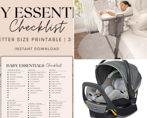 First Time Mom/Baby Must Haves cover photo collage