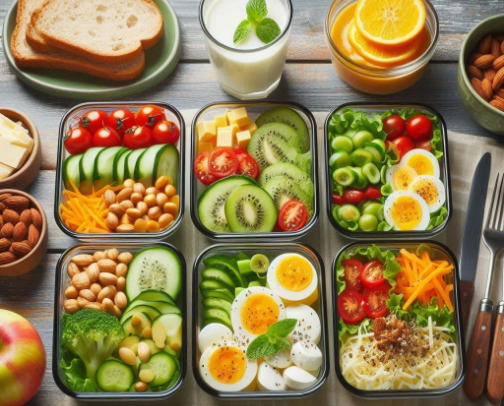 Meal Prep Ideas cover photo collage
