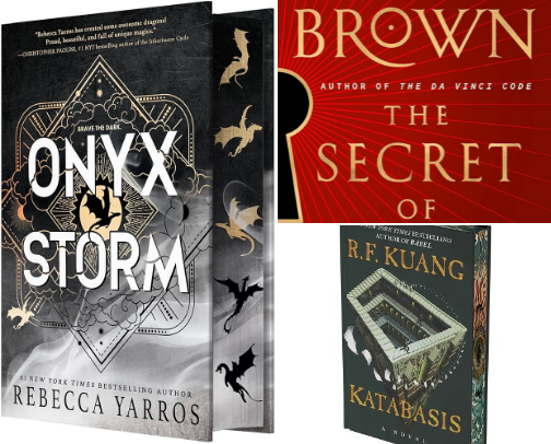 Best selling books of 2025 cover photo collage