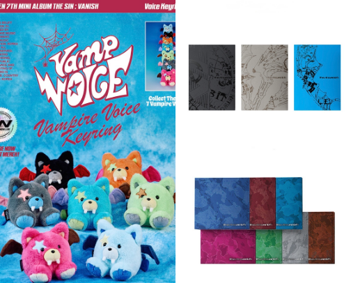 ENHYPEN - THE SIN : VANISH cover photo collage