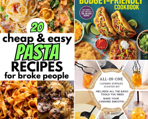Budget Kitchen Staples - For the Long Haul cover photo collage