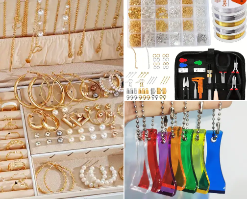 Temu accessories cover photo collage