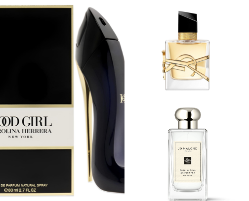 Luxury Perfumes to smell like “that girl” cover photo collage