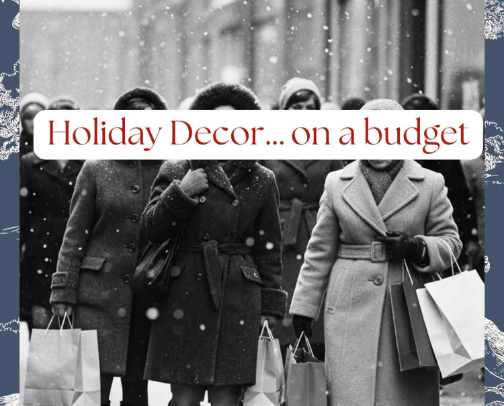 Ho Ho Hold the Wallet! Holiday decor! cover photo collage