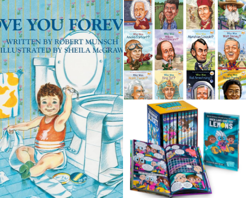 Books we love to read for all ages cover photo collage