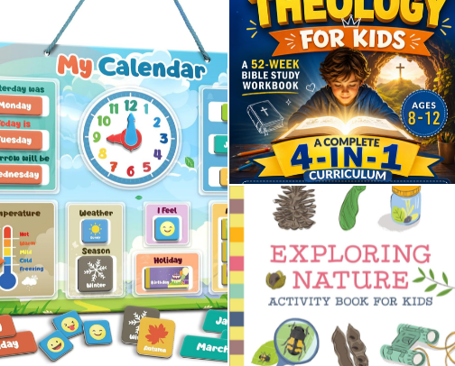 Kids and Homeschool cover photo collage