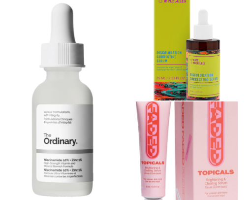 Post-Acne Scarring & Dark Spot Treatments Under $25 That Fade Marks Fast cover photo collage