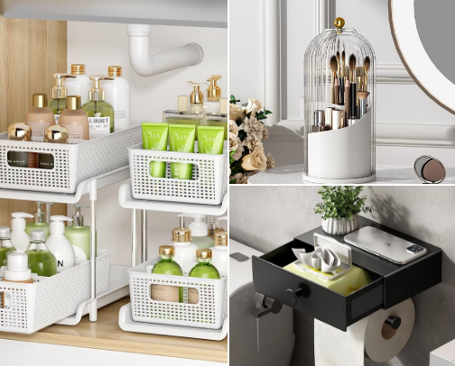 My top favorite bathroom essentials 🫶 cover photo collage