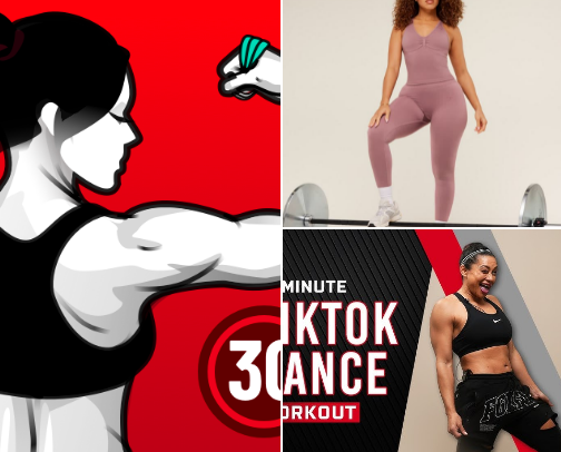 Home workouts cover photo collage
