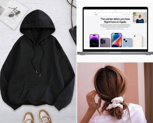 Products for teens cover photo collage