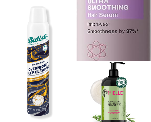 Hair products cover photo collage