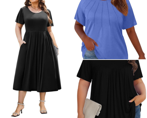 PLUS SIZE MUST HAVES cover photo collage