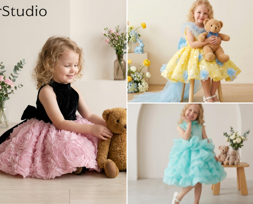 Cute outfits for your little princess. cover photo collage