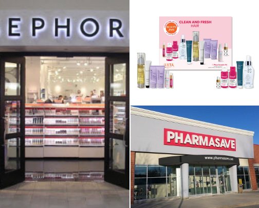 Best makeup stores cover photo collage