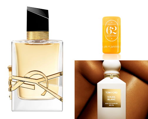 My favorite fragrances cover photo collage