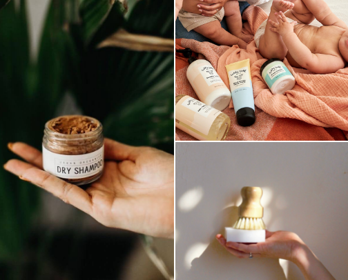 Clean(er) & More Eco-Friendly Family Swaps cover photo collage