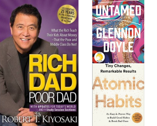 Life-Changing Wellness Books for Women Reinventing Themselves in 2025 cover photo collage