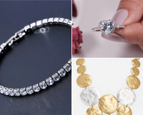 Jewelry cover photo collage