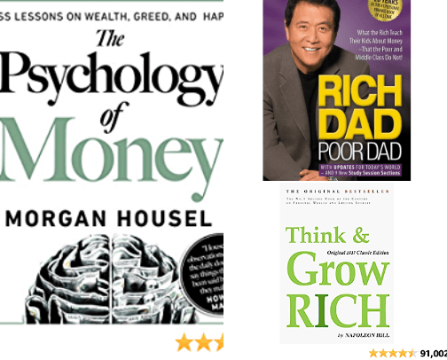 📚 Books to change your fortune 💰 cover photo collage
