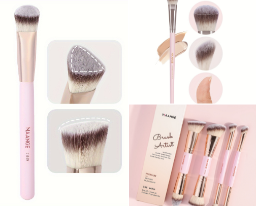The best makeup brushes on Temu cover photo collage