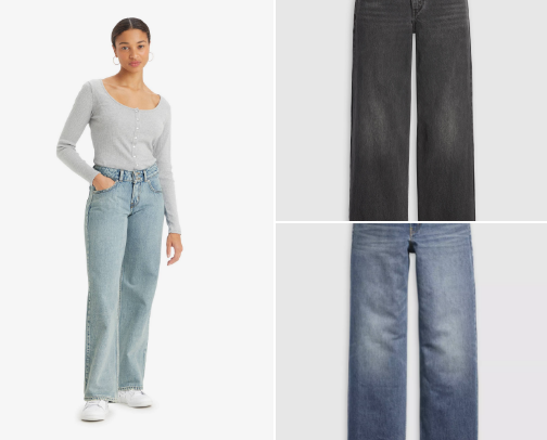 Levis jeans cover photo collage