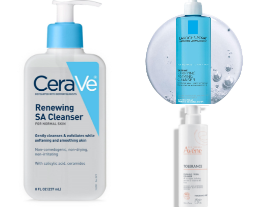 Skincare Products cover photo collage