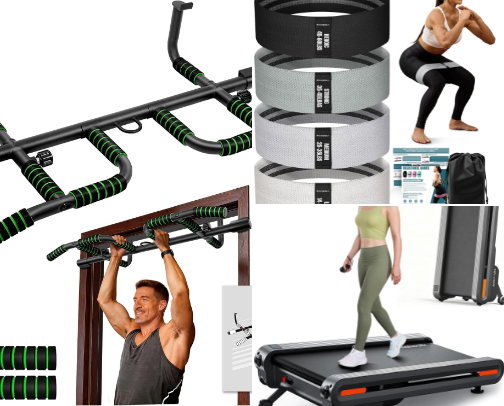Home Gym - Garage Fitness cover photo collage