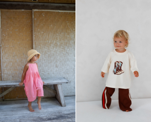 My favourite kiddos clothing close to home. cover photo collage