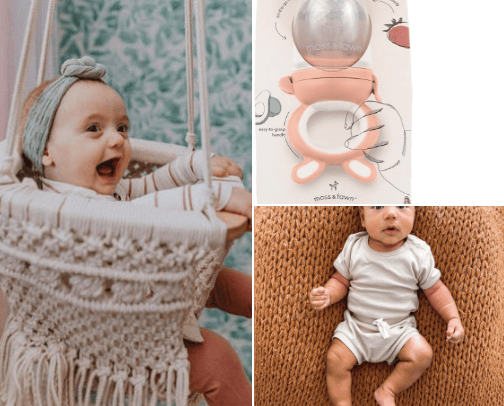 Spring baby essentials cover photo collage
