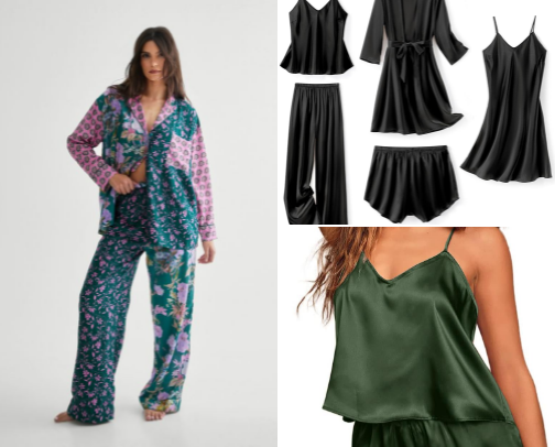 Pajama collection cover photo collage