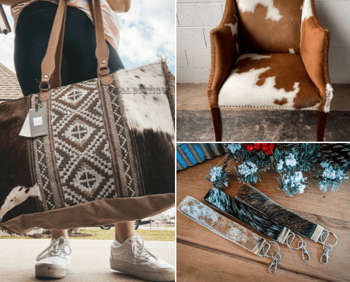 All Things Cowhide cover photo collage