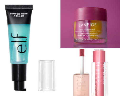 Beauty and cosmetic cover photo collage