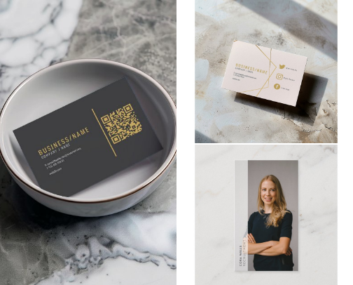 Business Cards cover photo collage