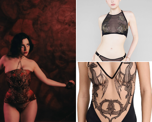 Beautiful Lingerie cover photo collage