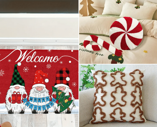Christmas decor SHEIN cover photo collage