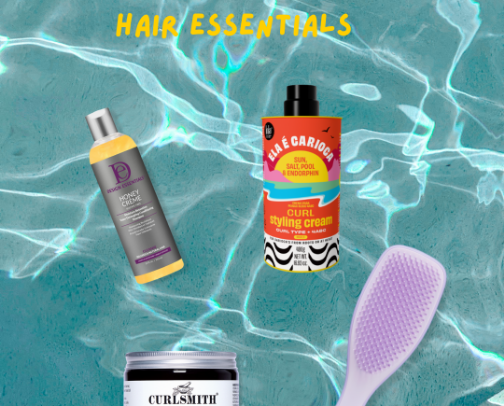 Curly / Natural Girls Guide for Summer 2026 | Low Porosity Hair. cover photo collage